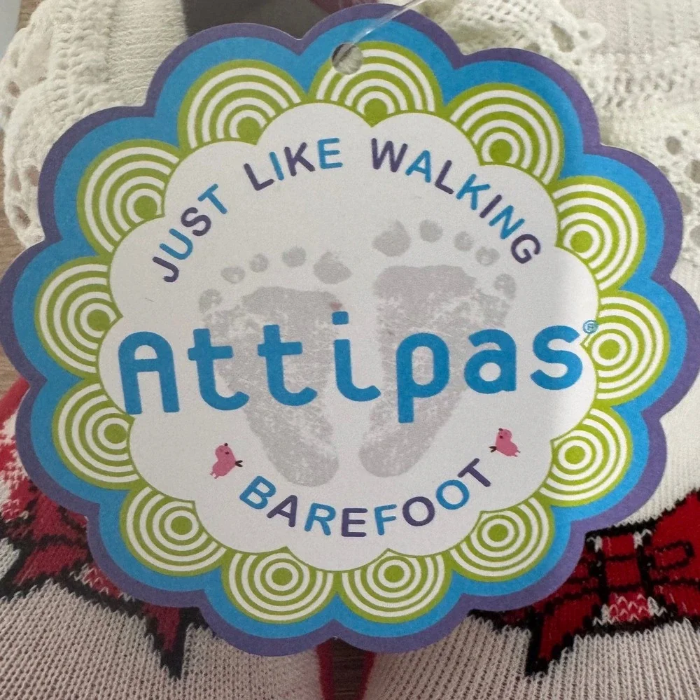 NWT Attipas Baby Walking Shoes‎ Ballet Red Size 6.5 for 2 Year Old Girl Toddler